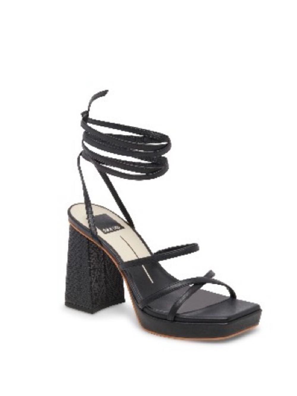 Dolce Vita Amanda Ankle Tie Block Heel Sandal